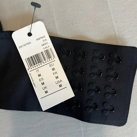 NWT Intimissimi Laila Microfiber Bra Designed In Italy Black Sz S MSRP $65 - Picture 7 of 10